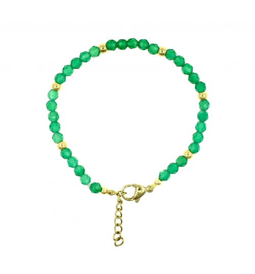 Green Onyx Raggae Wrist Bracelet