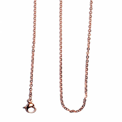 Stainless Steel Rose Gold Chain Necklace