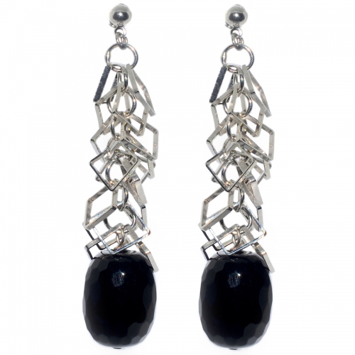 Black Agate Gothic Chic Earring