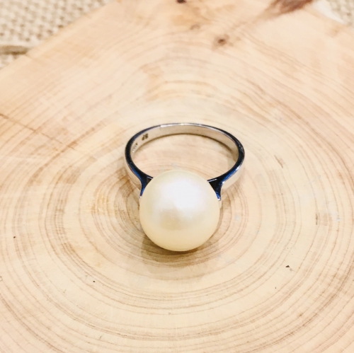 Kazumi Pearl Simple  925 Silver Ring
