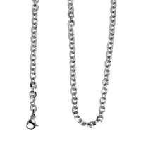 Stainless Steel Cable 28" Chain Necklace