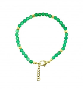 Green Onyx Raggae Wrist Bracelet