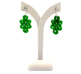 Jade Mystical Knot Dangling Earring