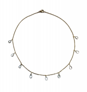 Aquamarine Briolette Necklace