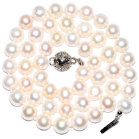 Fresh Water Pearl Round 7-8MM Hi-Lustre Necklace 