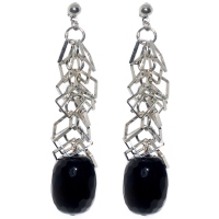 Black Agate Gothic Chic Earring