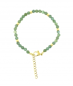 Green Apatite Raggae Wrist Bracelet